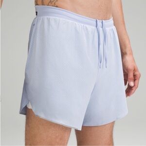 NWT 01/23 Lululemon Fast and Free Lined Short 6" *Blue line Sz XXL